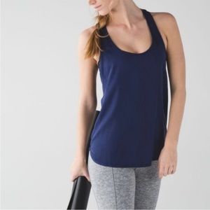 Lululemon principle Racerback tank in hero blue. Women’s Size 10